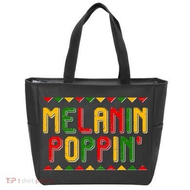 Melanin Poppin' Traditional Colors Tote Bag