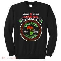 Melanin Strong African Roots Emblem Sweatshirt thumb 0