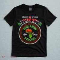 Melanin Strong African Roots Emblem T-Shirt thumb 5