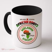 Melanin Strong African Roots Emblem Coffee Mug thumb 0
