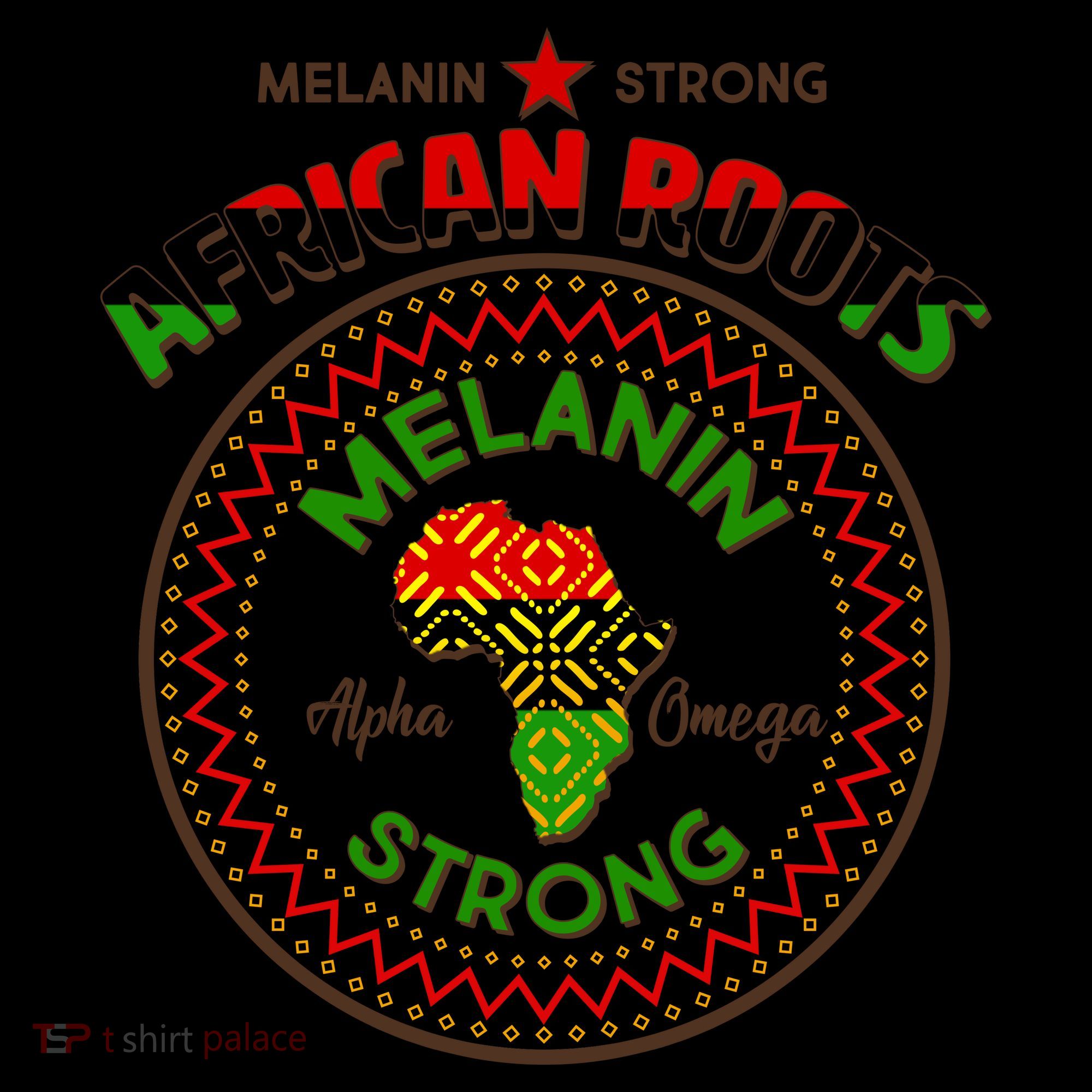 Melanin Strong African Roots Emblem Coffee Mug