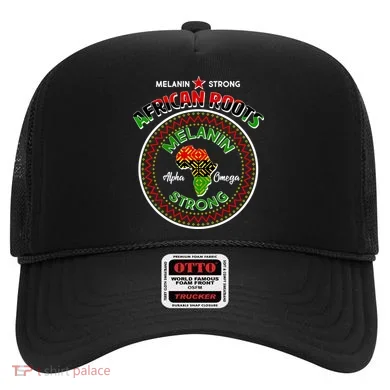 Melanin Strong African Roots Emblem Hat