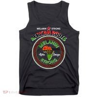 Melanin Strong African Roots Emblem Tank Top thumb 0