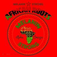 Melanin Strong African Roots Emblem Santa Hat thumb 1