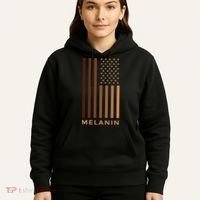 Melanin USA Flag Hoodie thumb 5