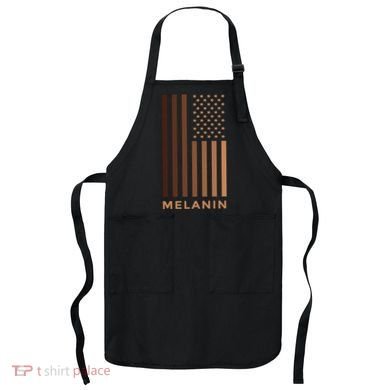 Melanin USA Flag Apron