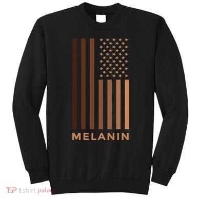Melanin USA Flag Sweatshirt