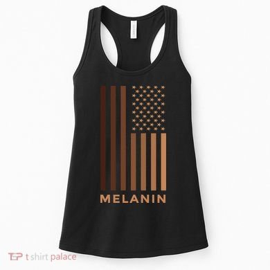 Melanin USA Flag Women's Tank Top