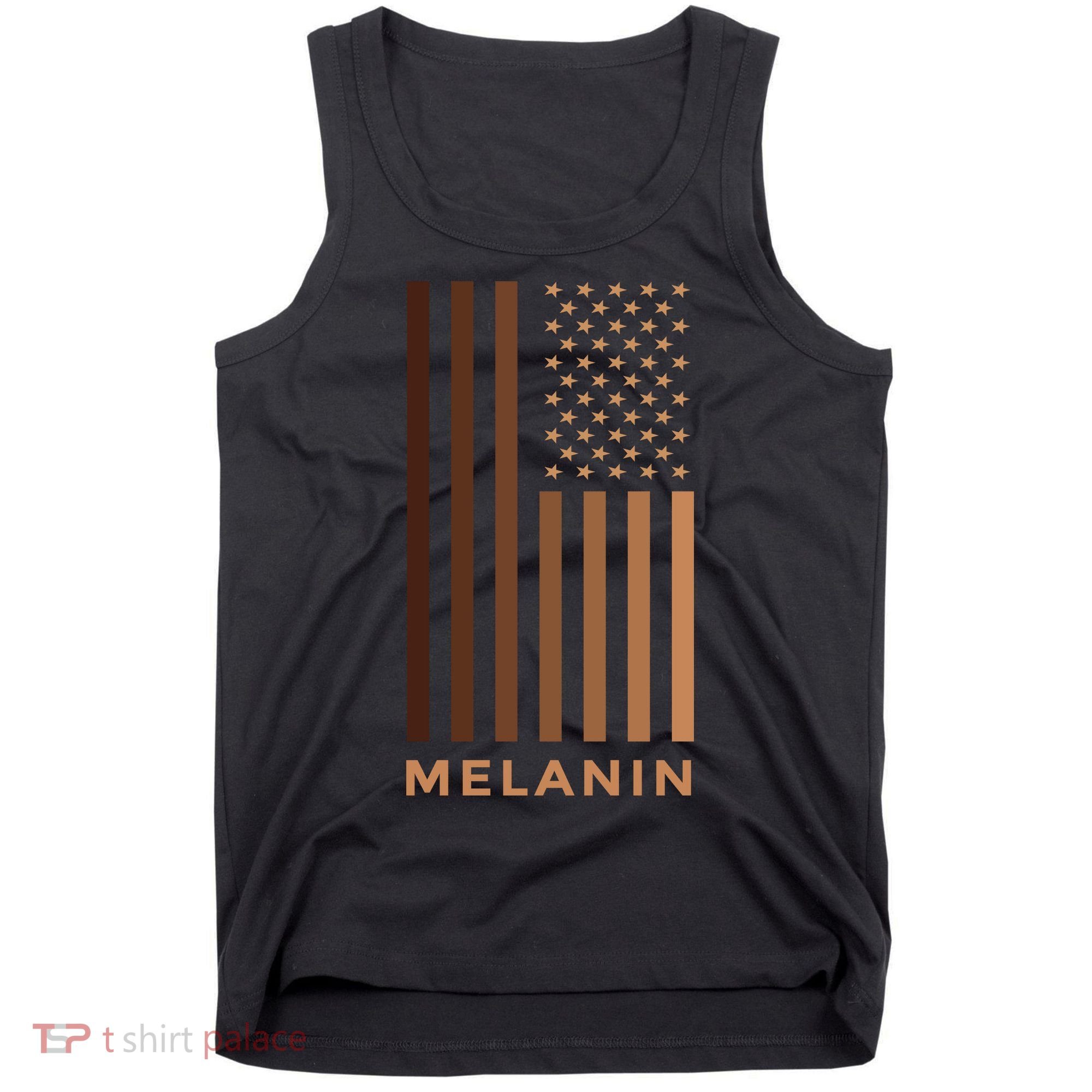 Melanin USA Flag Tank Top
