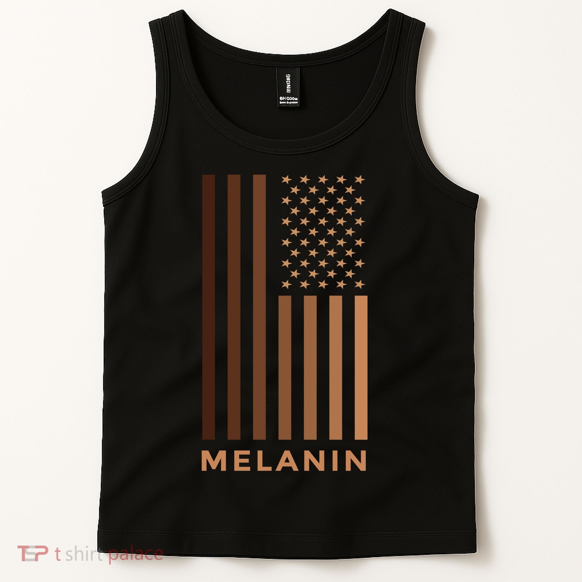 Melanin USA Flag Tank Top