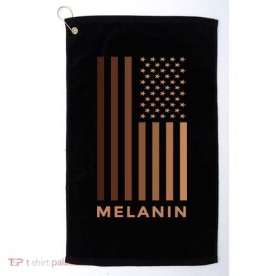 Melanin USA Flag Golf Towel