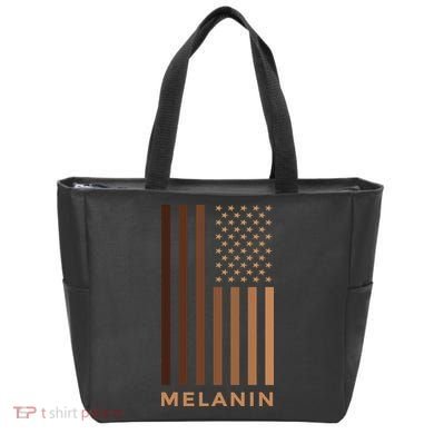 Melanin USA Flag Tote Bag