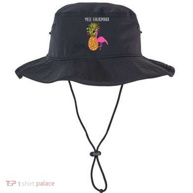 Mele Kalikimaka Flamingo Christmas Bucket Hat
