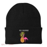 Mele Kalikimaka Flamingo Christmas Beanie thumb 0