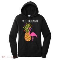 Mele Kalikimaka Flamingo Christmas Women's Hoodie thumb 0