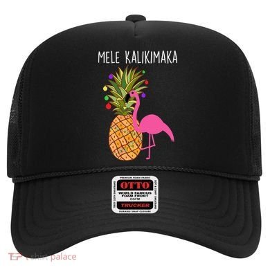 Mele Kalikimaka Flamingo Christmas Hat