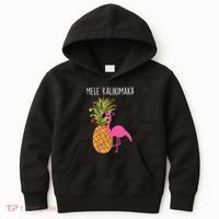 Mele Kalikimaka Flamingo Christmas Kids Hoodie thumb 0