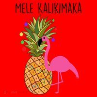 Mele Kalikimaka Flamingo Christmas Santa Hat thumb 1
