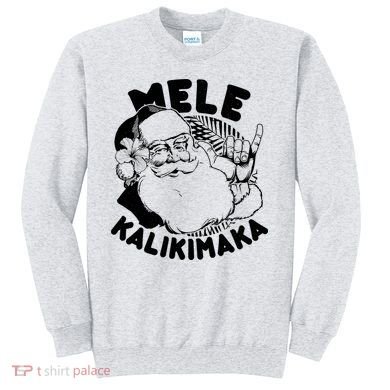 Mele Kalikimaka Santa Claus Sweatshirt
