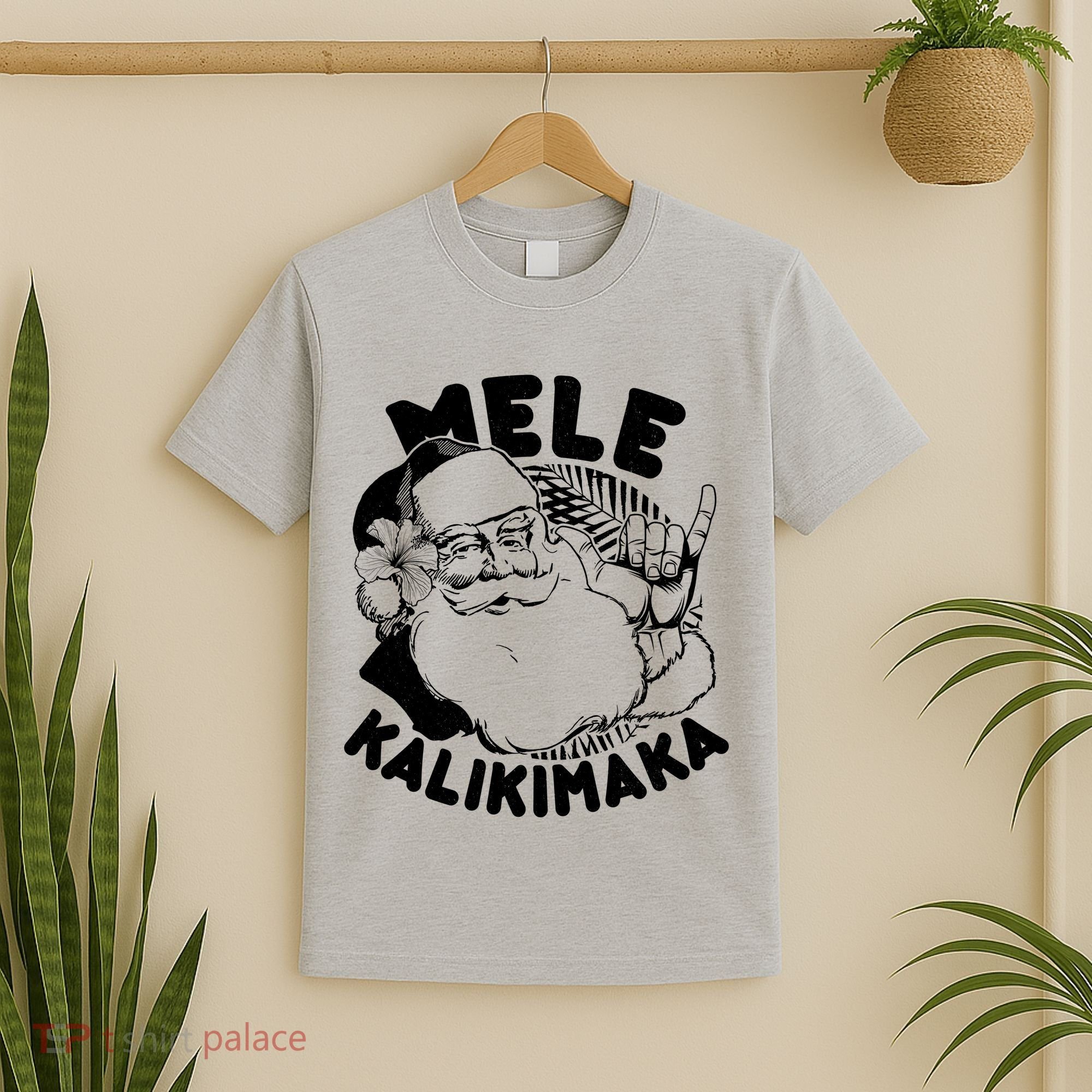 Mele Kalikimaka Santa Claus T-Shirt