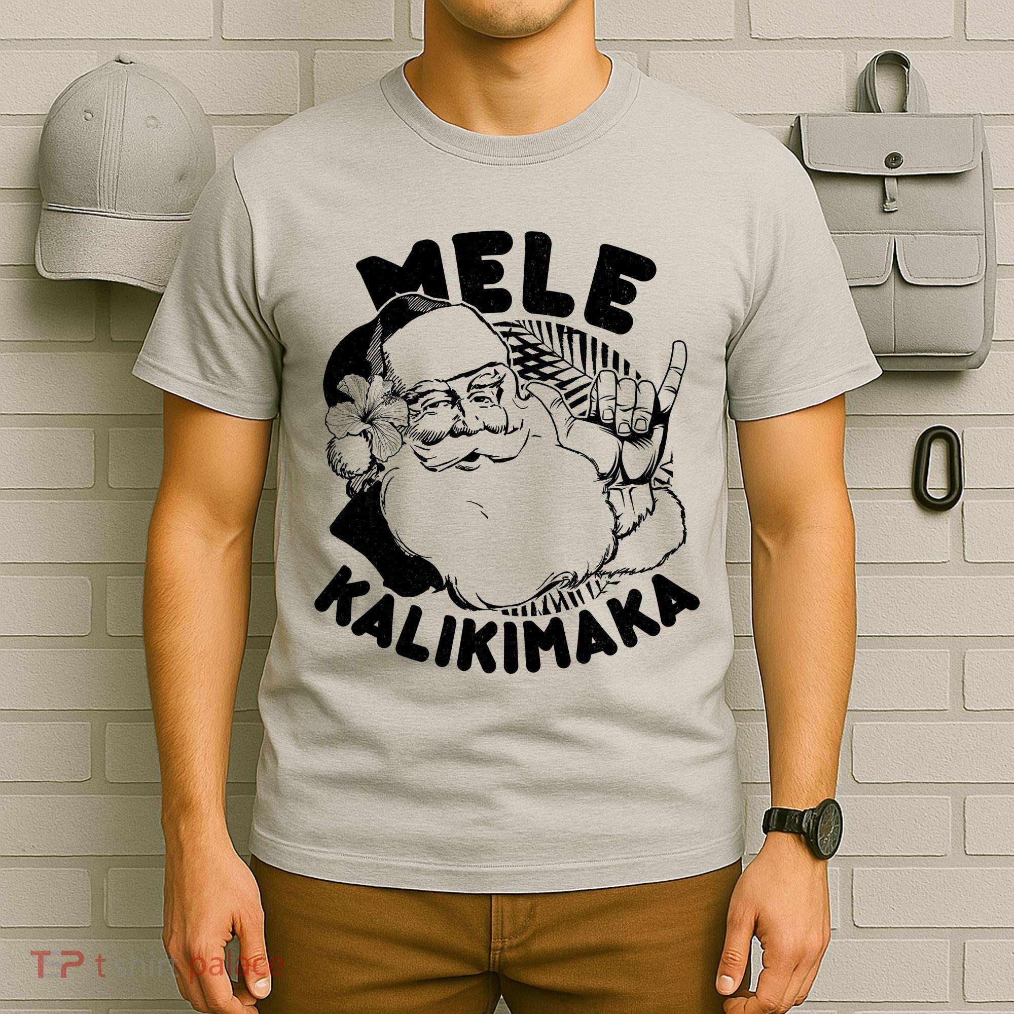 Mele Kalikimaka Santa Claus T-Shirt