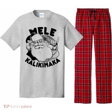 Mele Kalikimaka Santa Claus Pajama Set