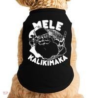 Mele Kalikimaka Santa Claus Doggie Tank thumb 0