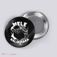 Mele Kalikimaka Santa Claus Button thumb 0
