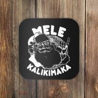 Mele Kalikimaka Santa Claus Coaster thumb 0