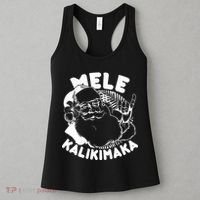 Mele Kalikimaka Santa Claus Women's Tank Top thumb 3