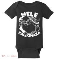 Mele Kalikimaka Santa Claus Baby Bodysuit thumb 0