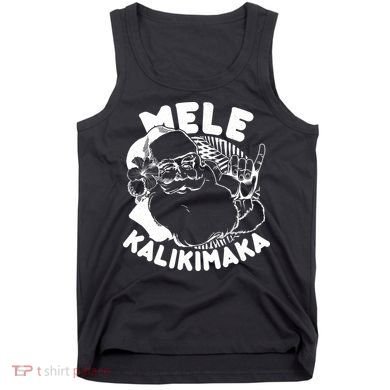Mele Kalikimaka Santa Claus Tank Top