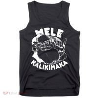 Mele Kalikimaka Santa Claus Tank Top thumb 0