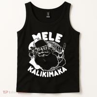 Mele Kalikimaka Santa Claus Tank Top thumb 2