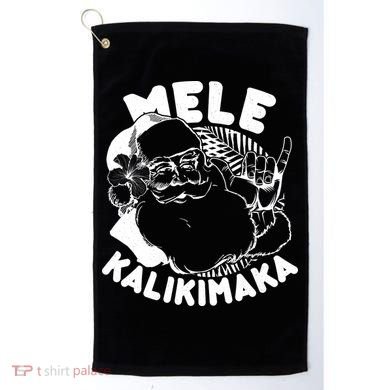 Mele Kalikimaka Santa Claus Golf Towel