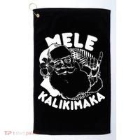 Mele Kalikimaka Santa Claus Golf Towel thumb 0
