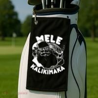 Mele Kalikimaka Santa Claus Golf Towel thumb 2