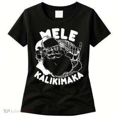Mele Kalikimaka Santa Claus Women's T-Shirt