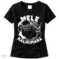 Mele Kalikimaka Santa Claus Women's T-Shirt thumb 0