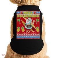 Mele Kalikimaka Santa Ugly Christmas Doggie Tank thumb 0