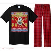 Mele Kalikimaka Santa Ugly Christmas Pajama Set thumb 0
