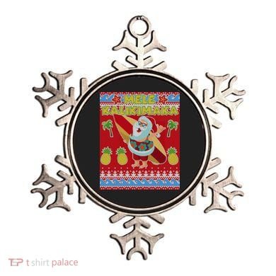 Mele Kalikimaka Santa Ugly Christmas Ornament