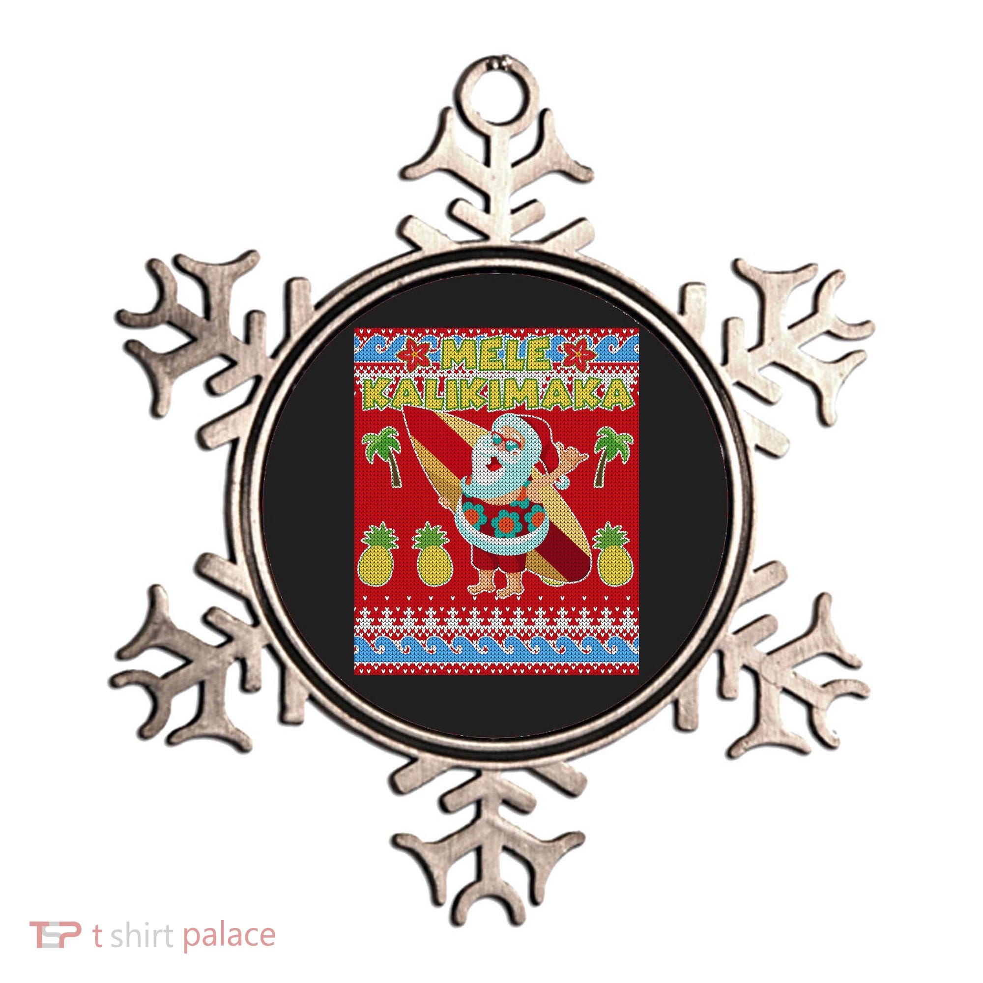 Mele Kalikimaka Santa Ugly Christmas Ornament
