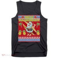 Mele Kalikimaka Santa Ugly Christmas Tank Top thumb 0