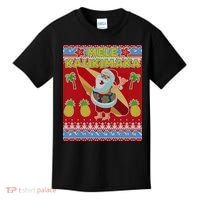 Mele Kalikimaka Santa Ugly Christmas Kids T-Shirt thumb 0