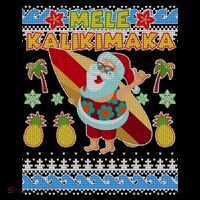 Mele Kalikimaka Santa Ugly Christmas Hawaiian Coffee Mug thumb 5