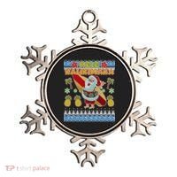 Mele Kalikimaka Santa Ugly Christmas Hawaiian Ornament thumb 0