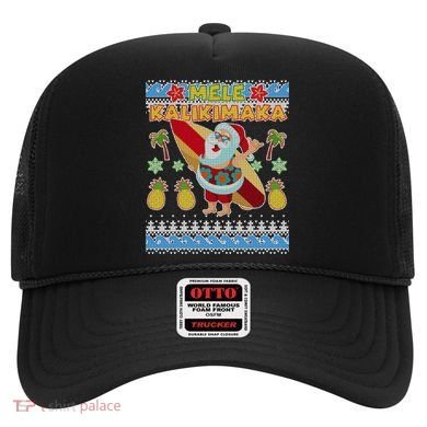 Mele Kalikimaka Santa Ugly Christmas Hawaiian Hat