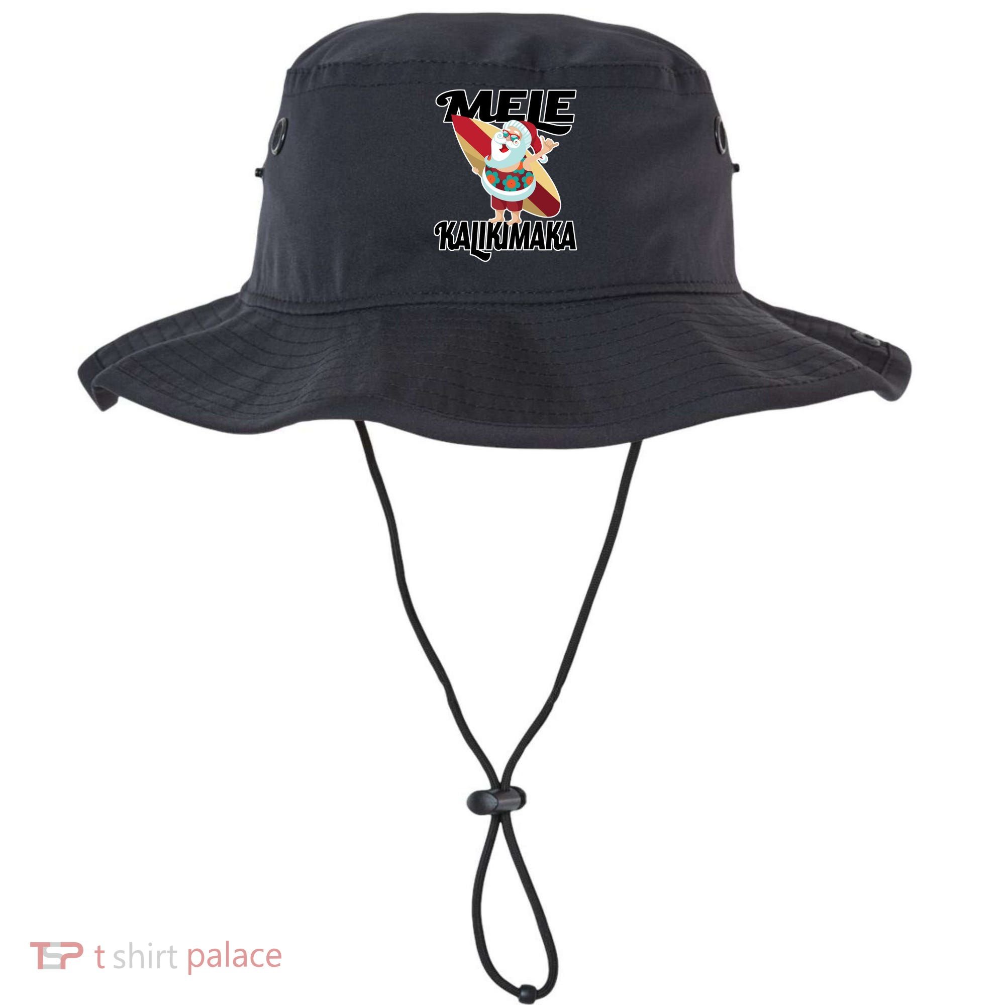 Mele Kalikimaka Surfing Santa Christmas Bucket Hat