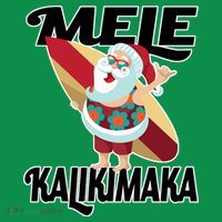 Mele Kalikimaka Surfing Santa Christmas Women's T-Shirt thumb 6